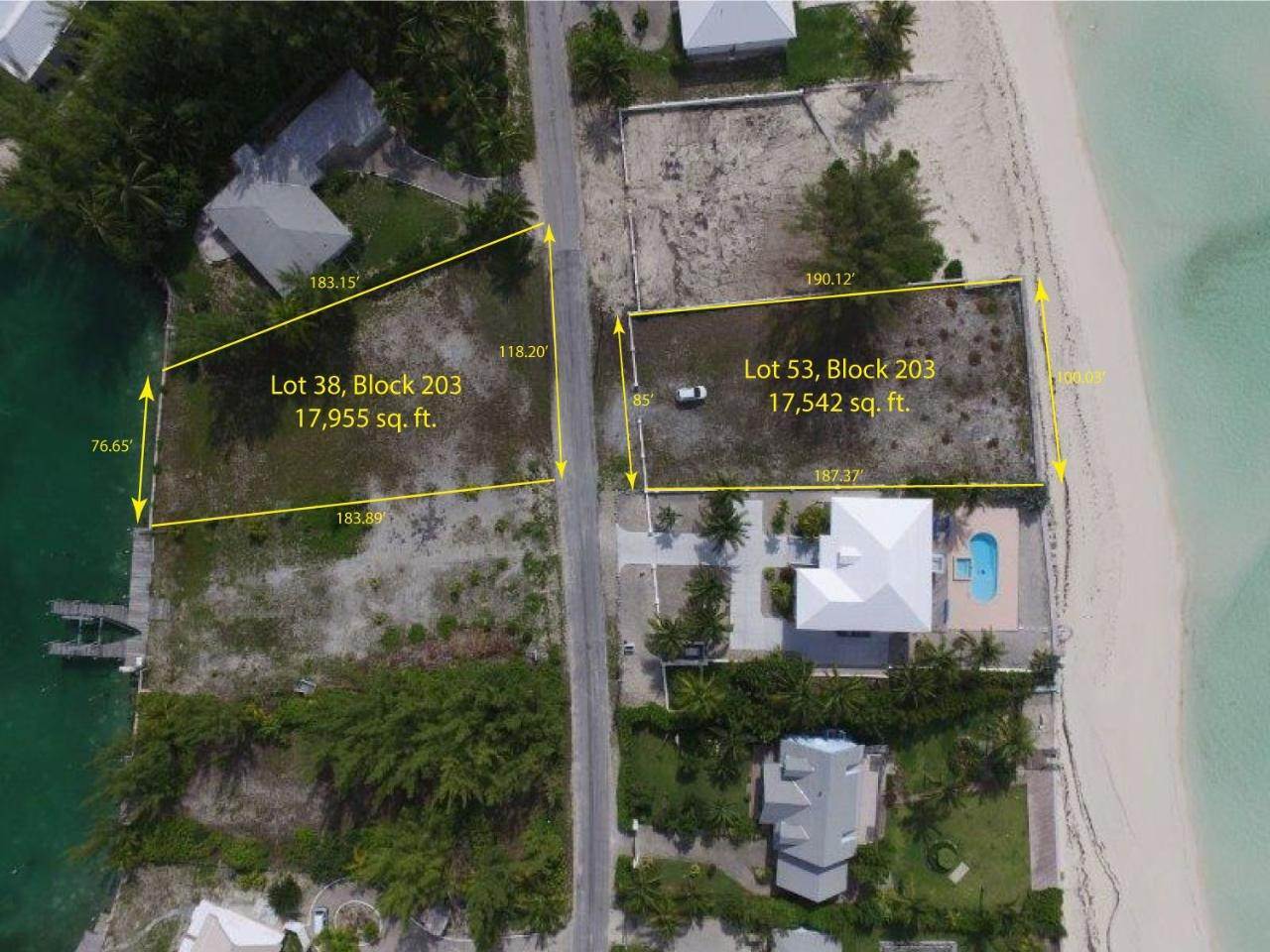 7. Lots / Acreage for Sale at Windward Beach, Treasure Cay, Abaco, Bahamas