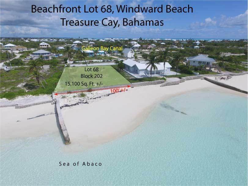 Lots / Acreage pour l Vente à Windward Beach, Treasure Cay, Abaco, Bahamas