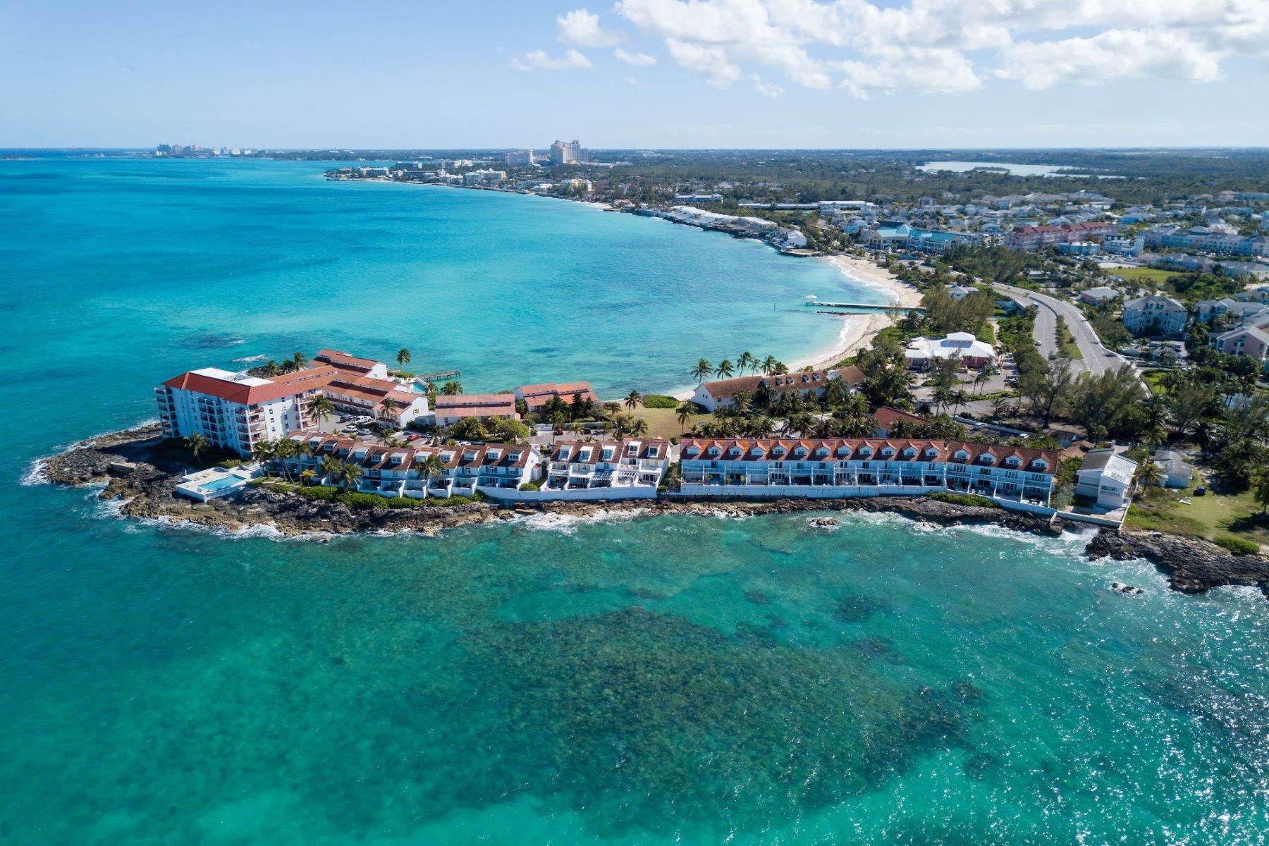 townhouses at 46 Delaporte Oceanfront Townhouse Delaporte Point, Cable Beach, Nassau and Paradise Island, Bahamas
